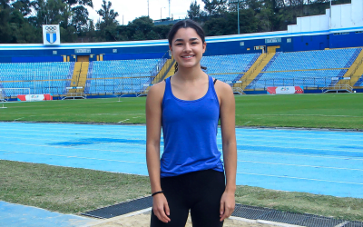 Valeria Fernández consigue un nuevo registro en salto largo, categoría Sub 18